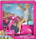 Barbie Vehículo para Muñecas Motoneta con Muñeca