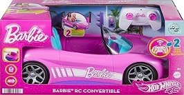 Hot Wheels Vehículo a Control Remoto Barbie Convertible Rosa