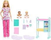 Barbie Profesiones Set Enfermera Cabello Rubio con Bebé